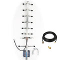 Outdoor Yagi Antenna 10 dbi with Low Loss Cable RG58 16.5ft L9805