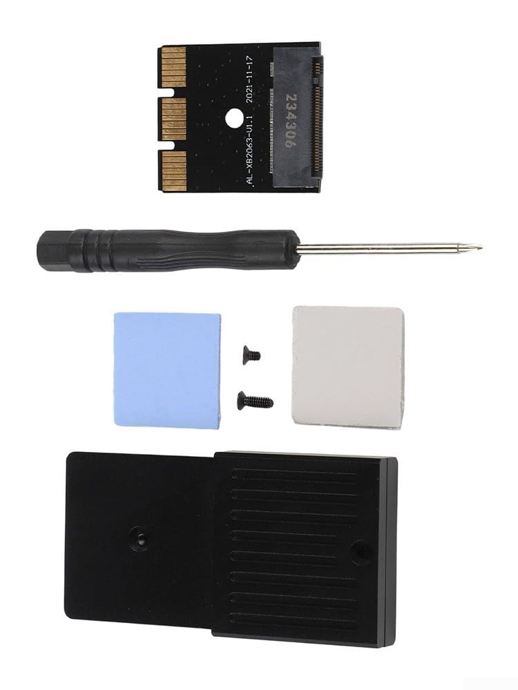 External Hard Drive Enclosure PCIE4.0 NVME 2230 SSD Aluminum Alloy Black V78934