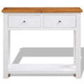 Solid Oak Wood Console Table W260877