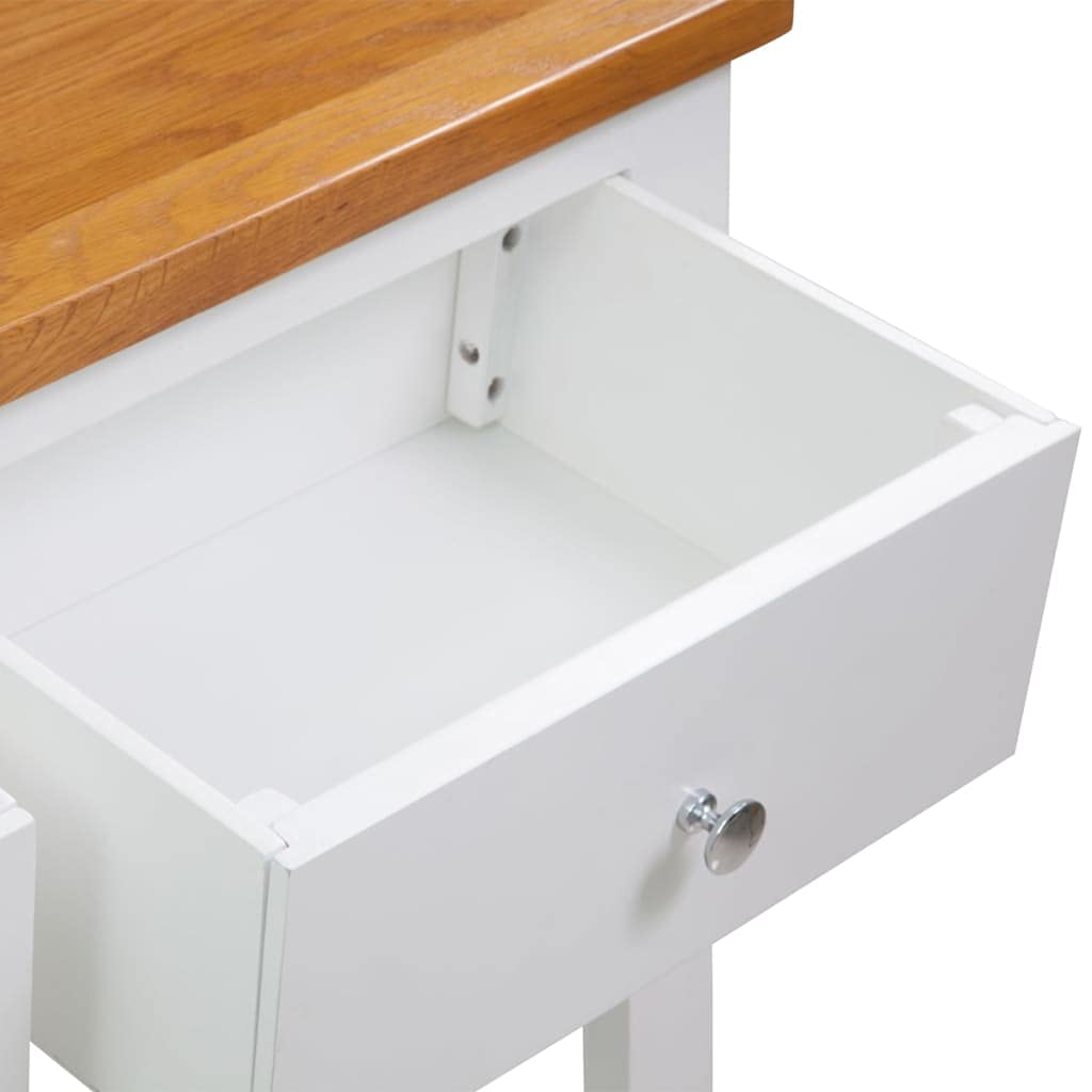 Solid Oak Wood Console Table W260877