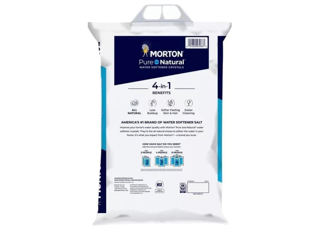 Pure and Natural Water Softener Crystals 4 Pack, 40 lb C258