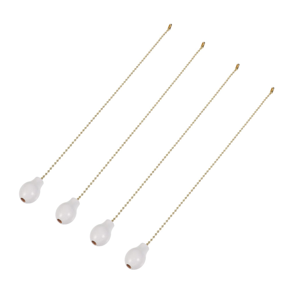 Wooden Gourd Shape Light Pull Chains 4Pcs 12 Inch D7500