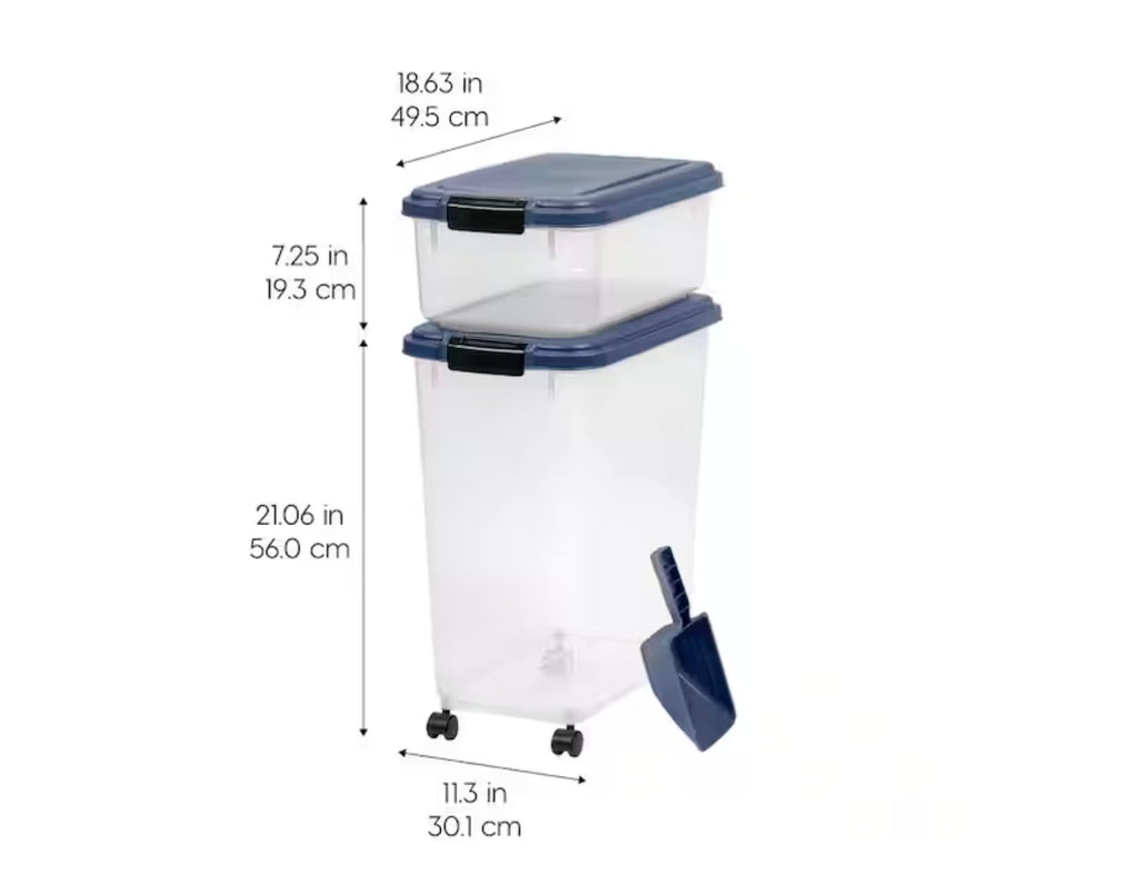 Airtight Pet Food Storage Combo with Scoop M40704