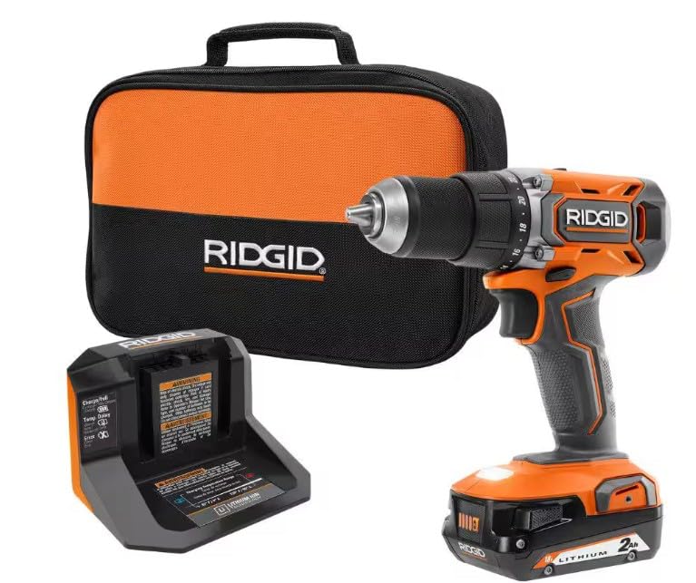 18V Cordless 1/2 in. Drill/Driver Kit with 2.0 AH Battery and Charger V324435