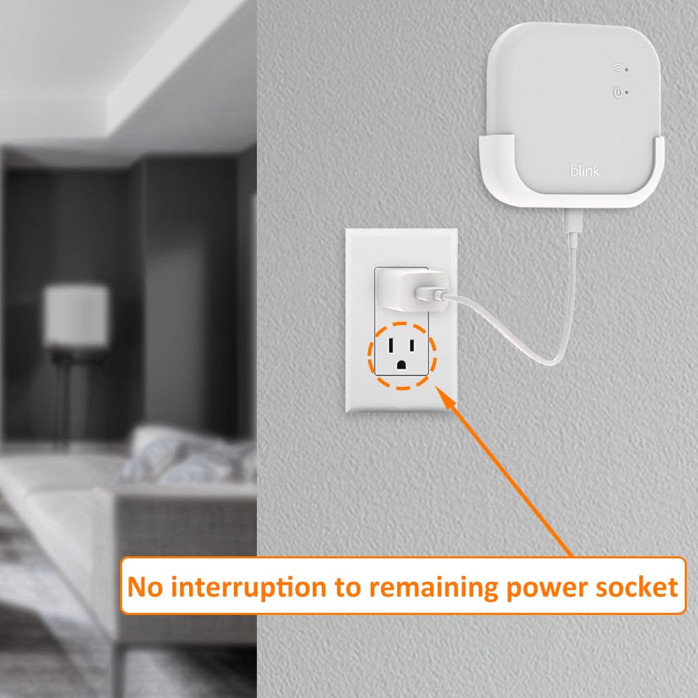 White Wall Mount Bracket with USB-C Cable Y77809