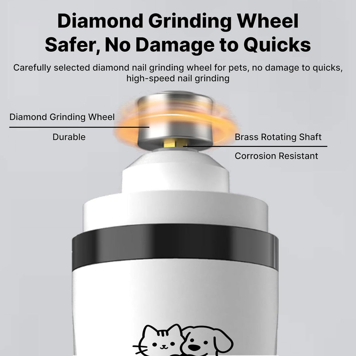 Dog Nail Grinder with Light B7370