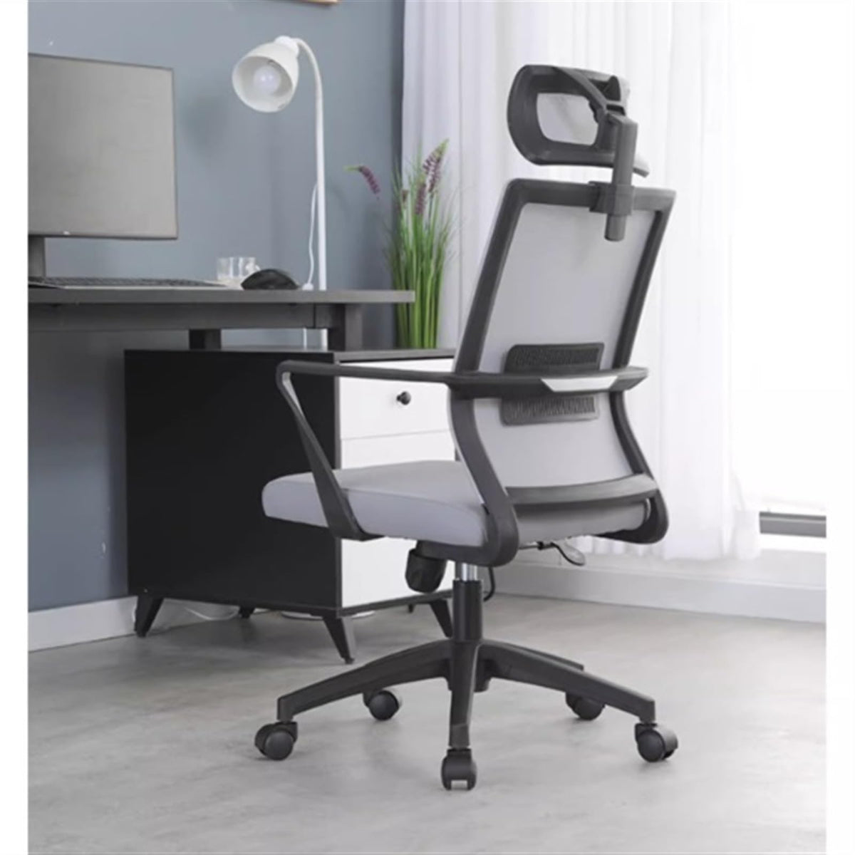 High Back Mesh Ergonomic Office Chair with Lumbar Support E146956
