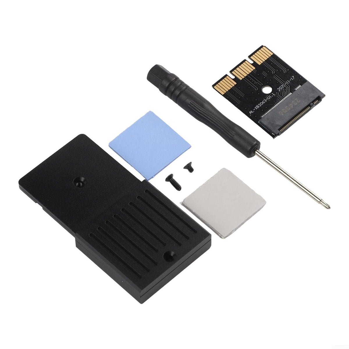 External Hard Drive Enclosure PCIE4.0 NVME 2230 SSD Aluminum Alloy Black V78934