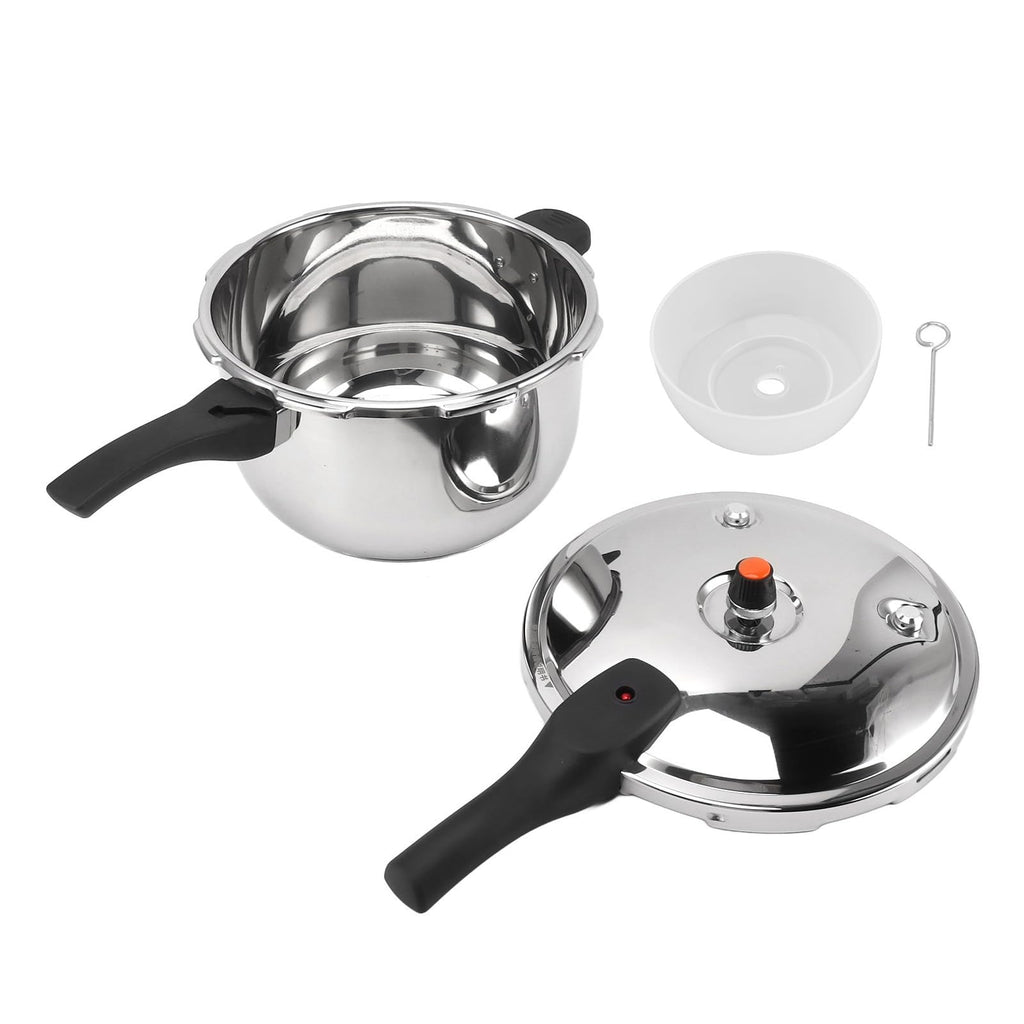 80KPA Stainless Steel Pressure Cooker with Safety Valve (3L) O900