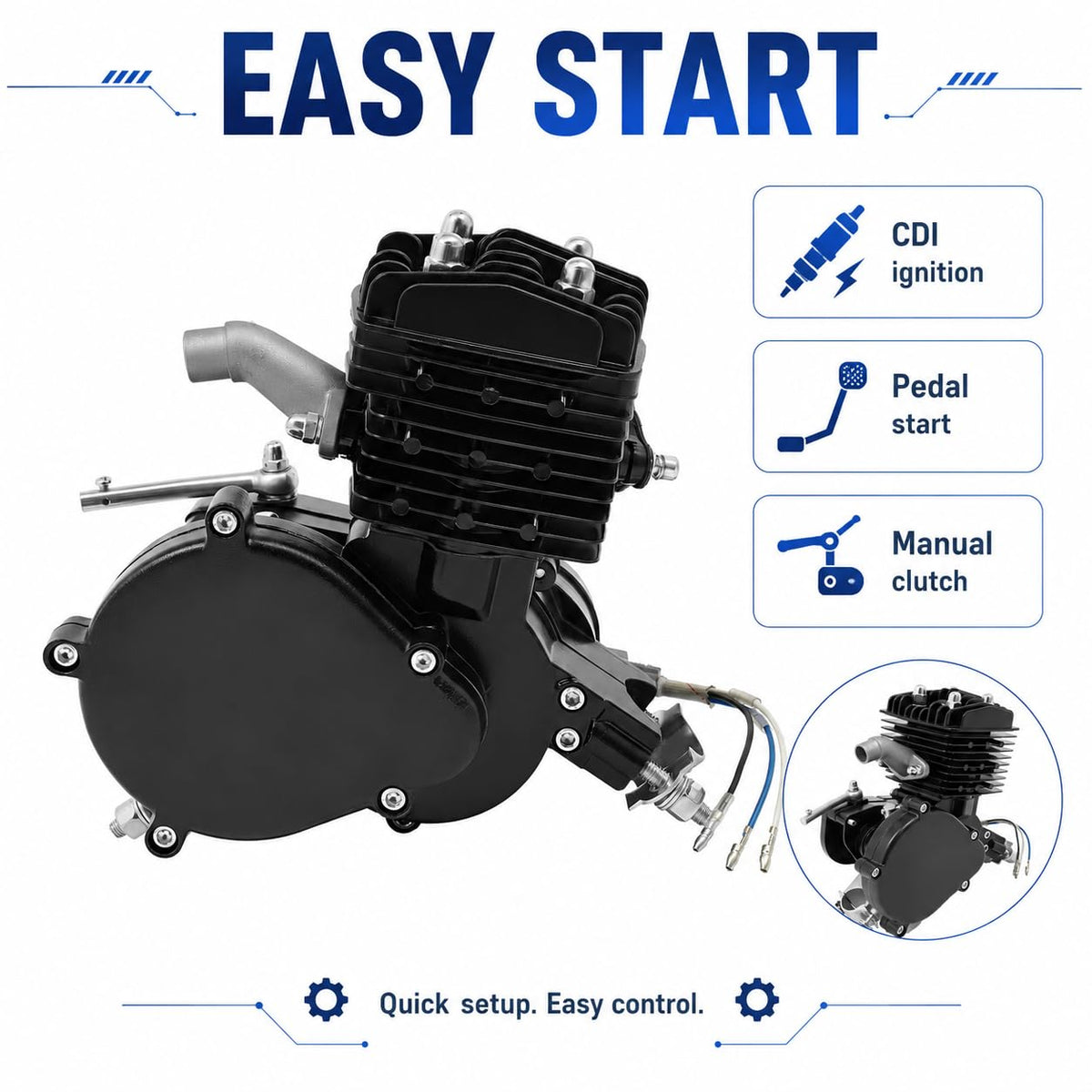80cc 2 Stroke Bicycle Engine Kit N788