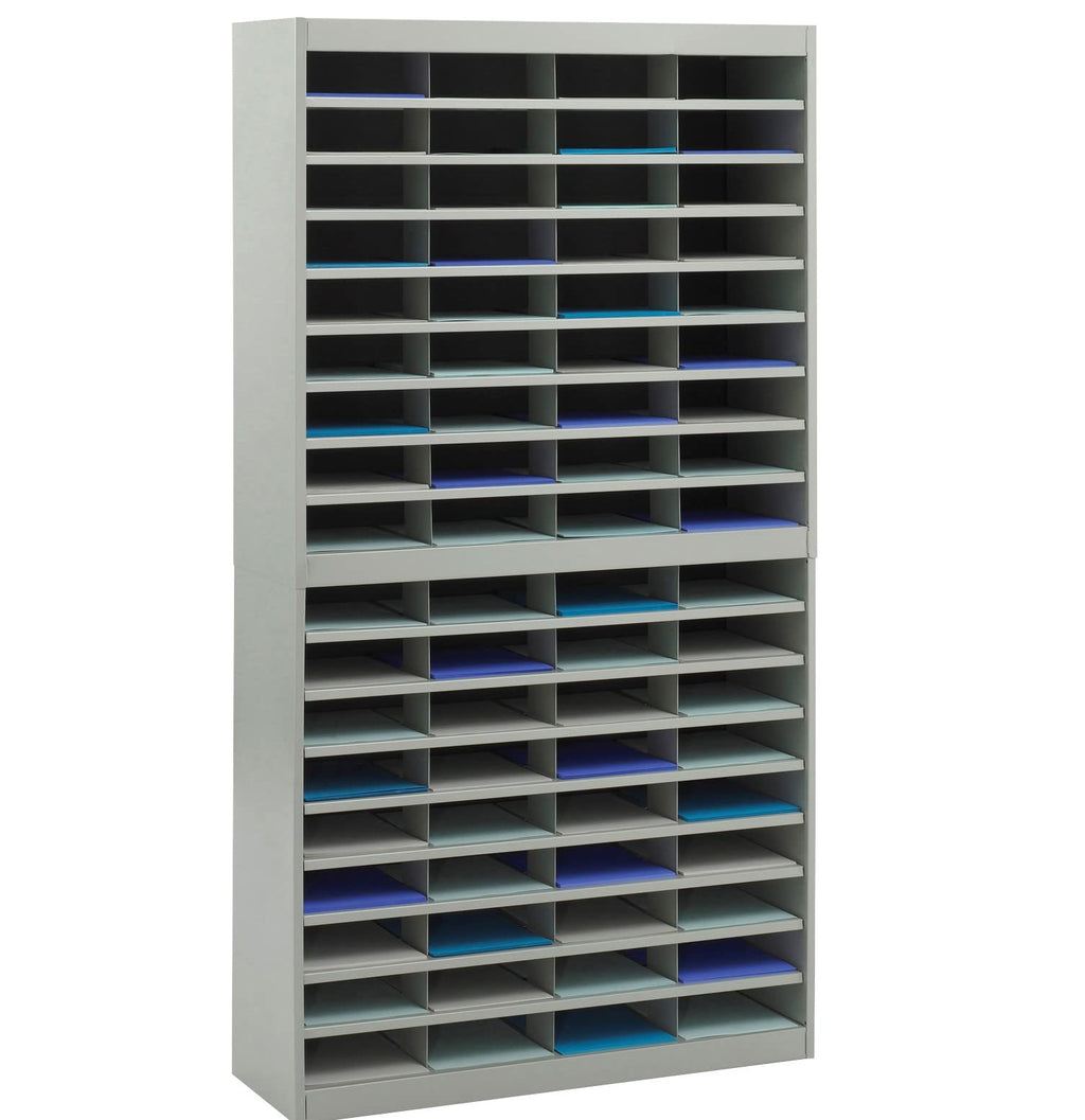 72 Compartment Steel Paper Organizer Q6200