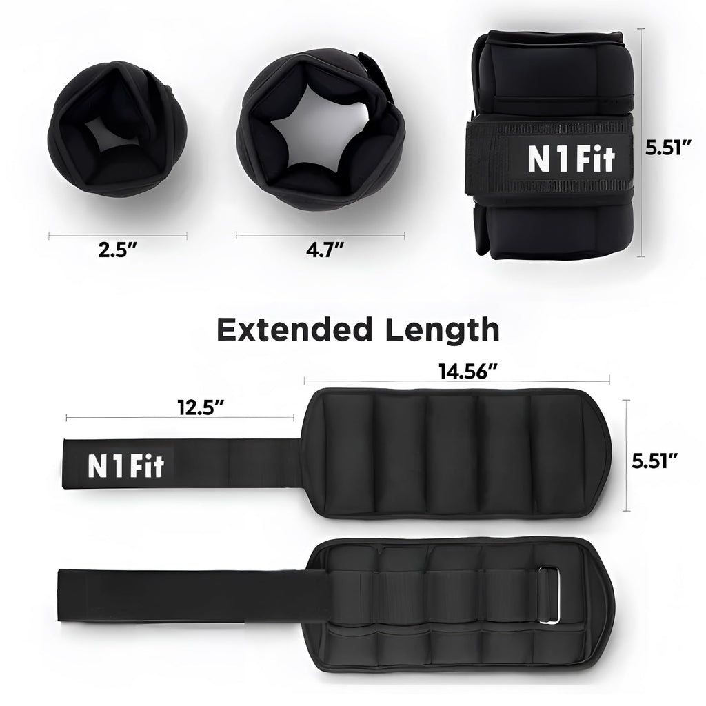10lbs/Pair Adjustable Ankle Weights B92609