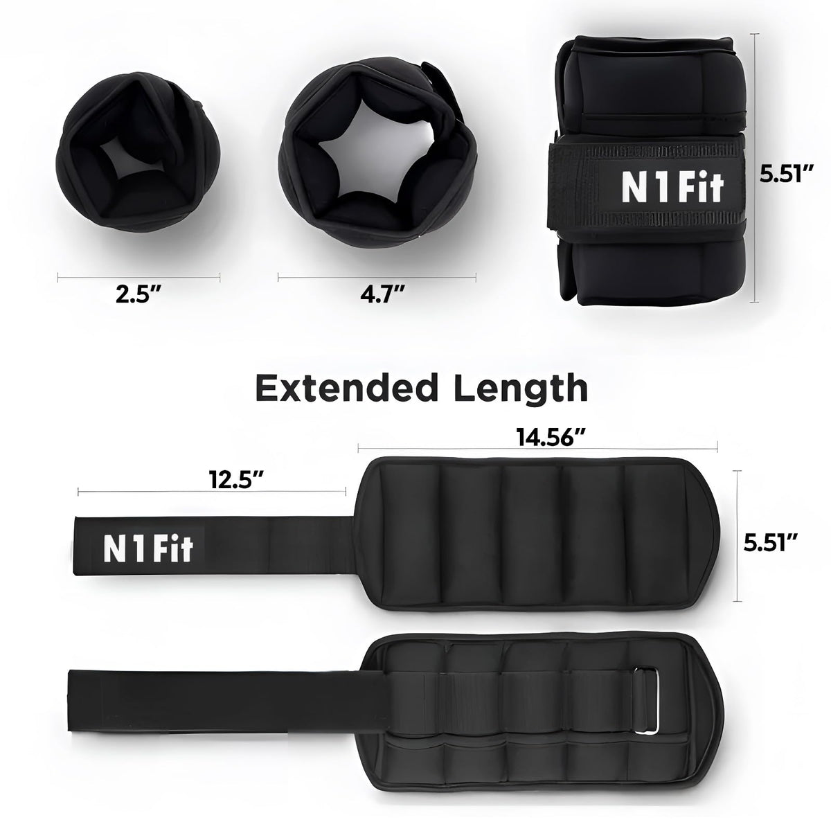 10lbs/Pair Adjustable Ankle Weights B92609