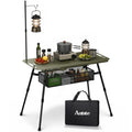 Adjustable Aluminum Folding Camping Table Y833117