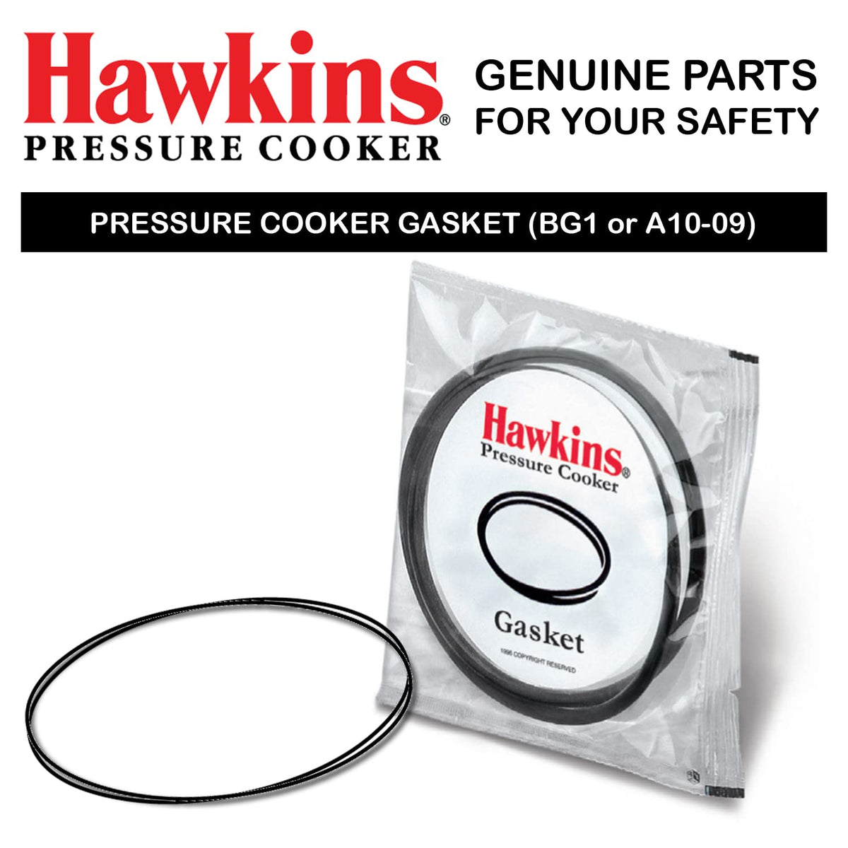 Black Gasket Sealing Ring for Pressure Cookers I6055