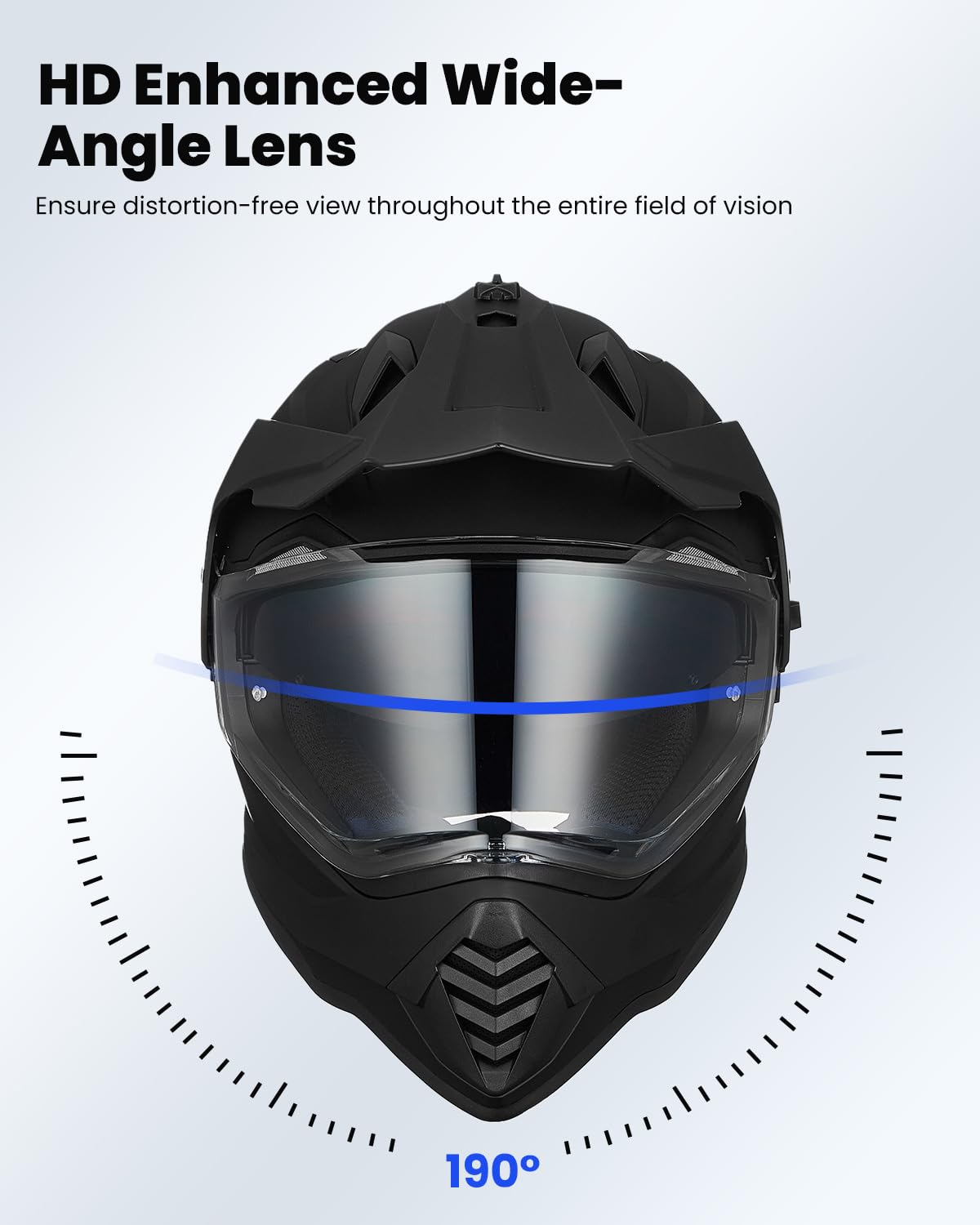 Dual Sport Adventure Motorcycle Helmet with Pinlock Visor K52285