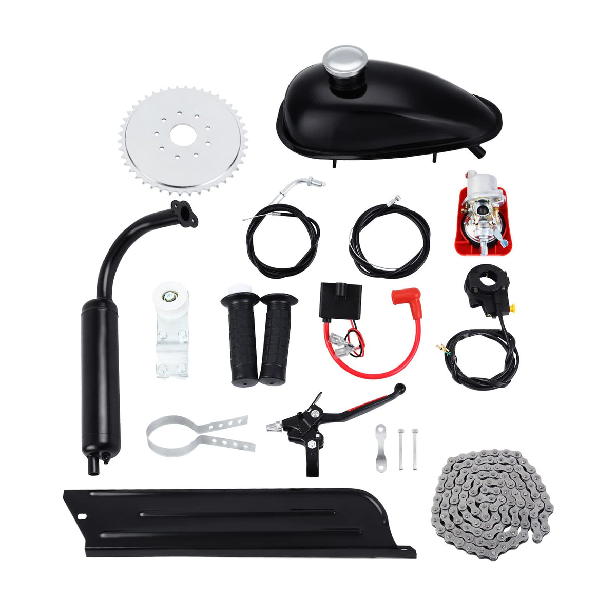 2 Stroke 100cc Bicycle Gasoline Engine Kit Black M617