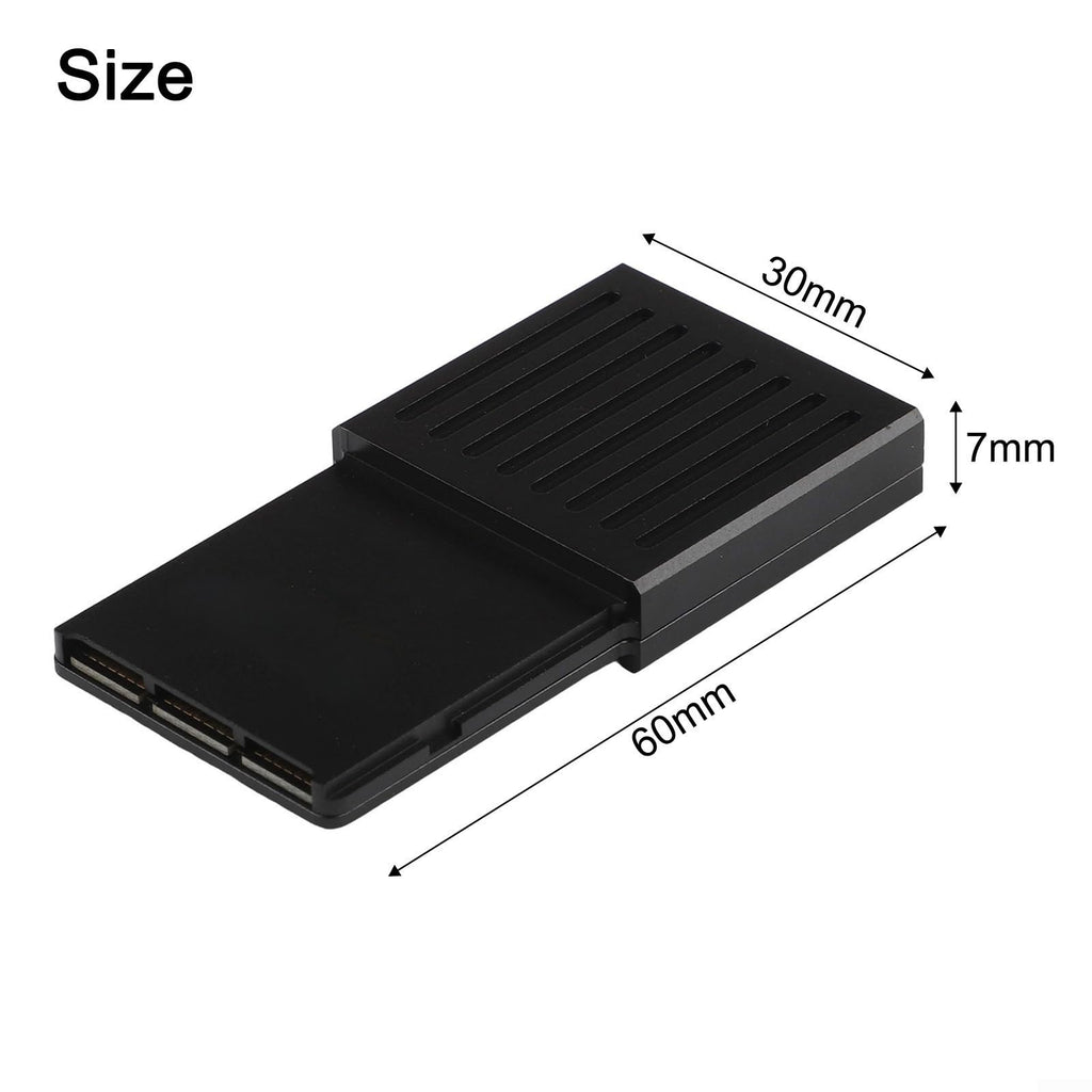 External Hard Drive Enclosure PCIE4.0 NVME 2230 SSD Aluminum Alloy Black V78934