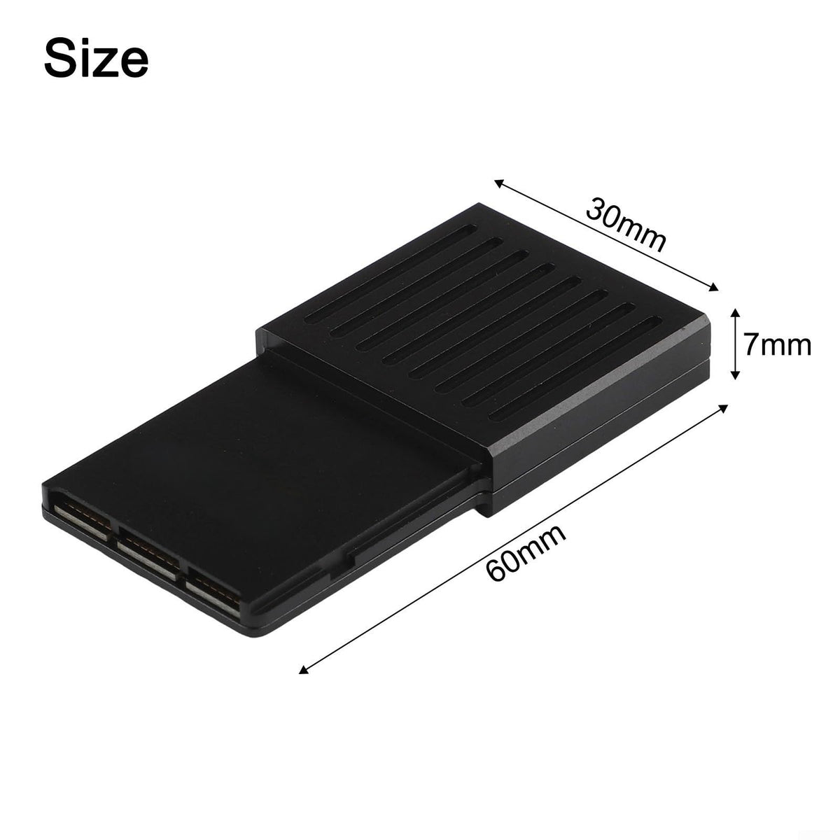 External Hard Drive Enclosure PCIE4.0 NVME 2230 SSD Aluminum Alloy Black V78934