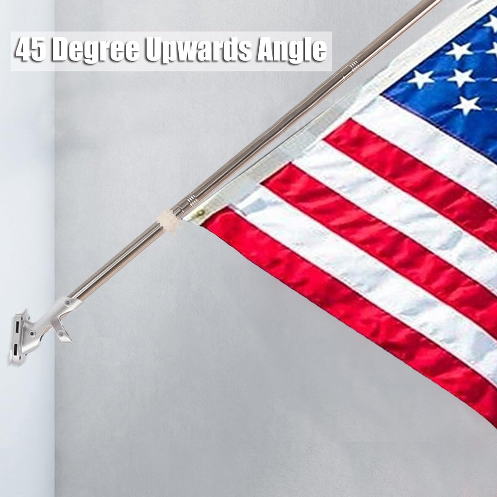 Wall Mount Heavy Duty Outdoor Flag Pole Holder Bracket L14084