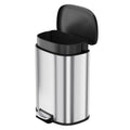 50L Stainless Steel Step-On Trash Can C182391