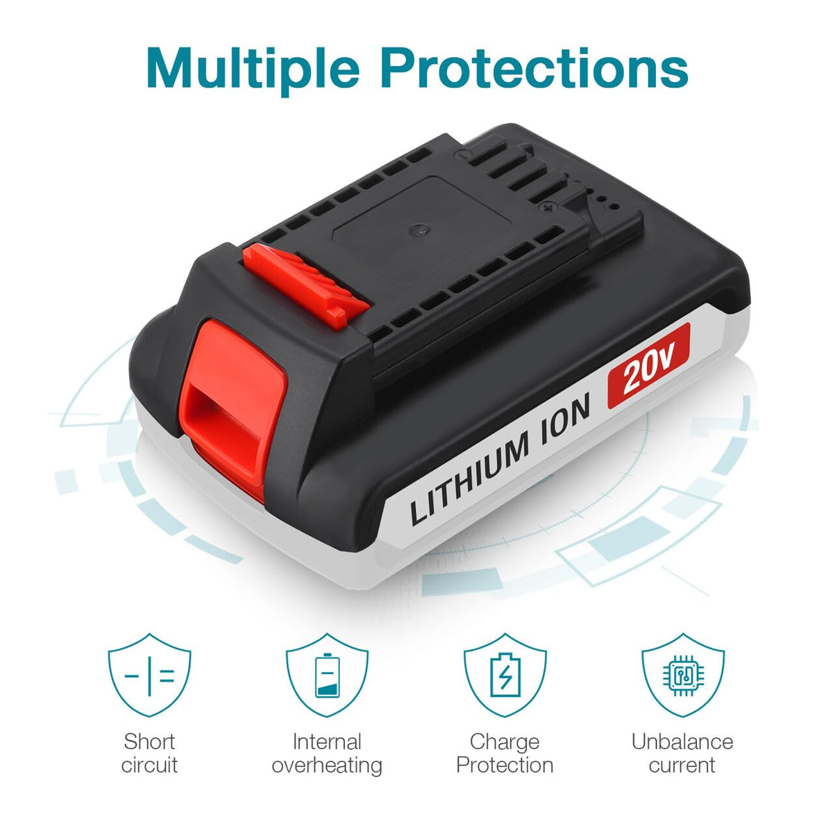 20v Max Replacement Battery for Cordless Power Tools J3605