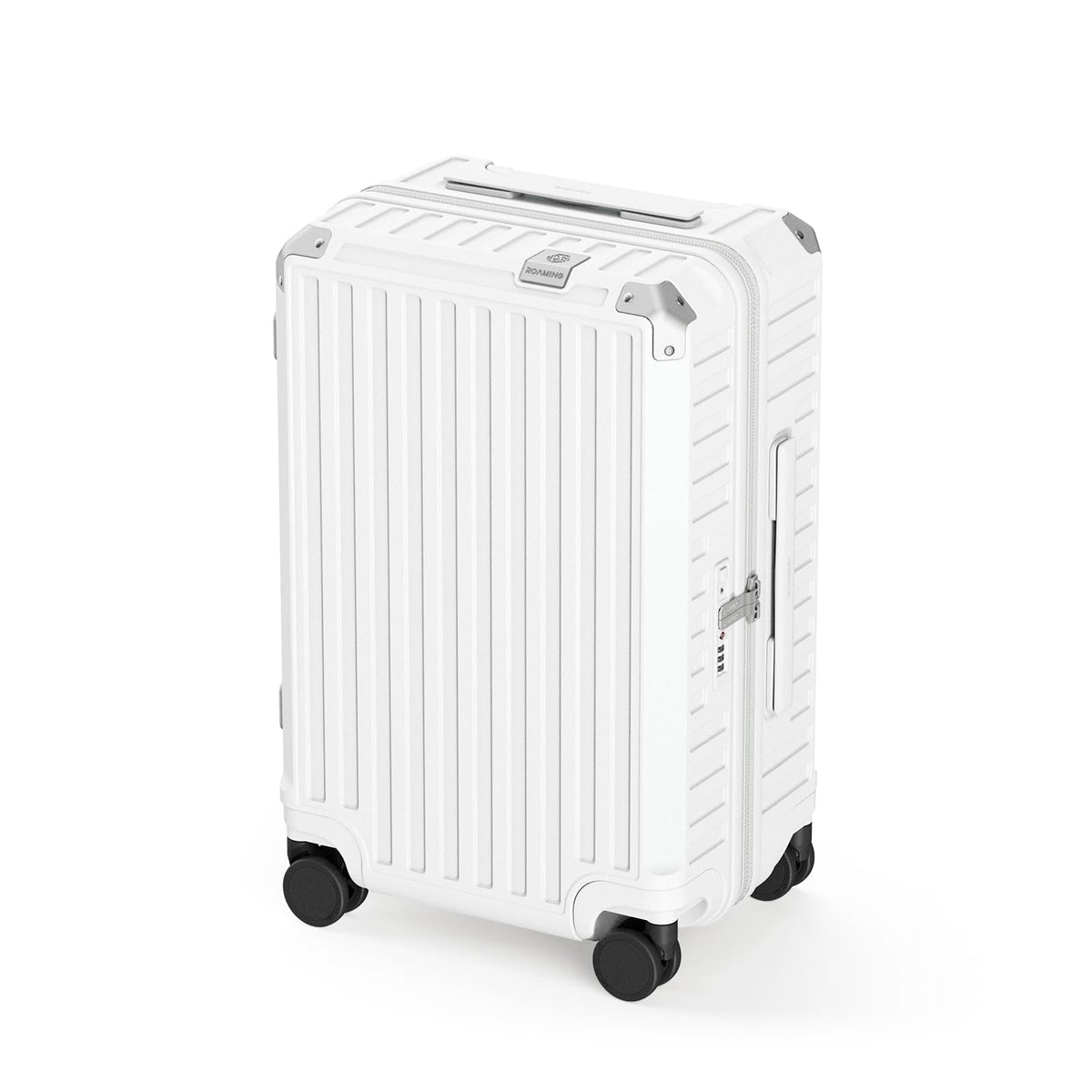 20 inch White Hardside Carry on Luggage with Spinner Wheel I685475