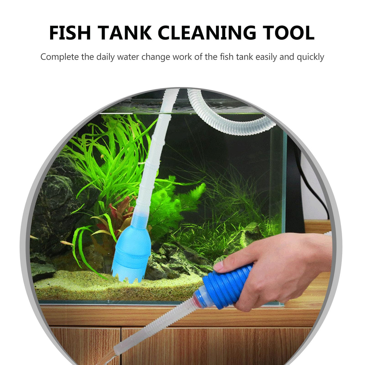 Aquarium Cleaning Tool Set with 5 in 1 Brush B801