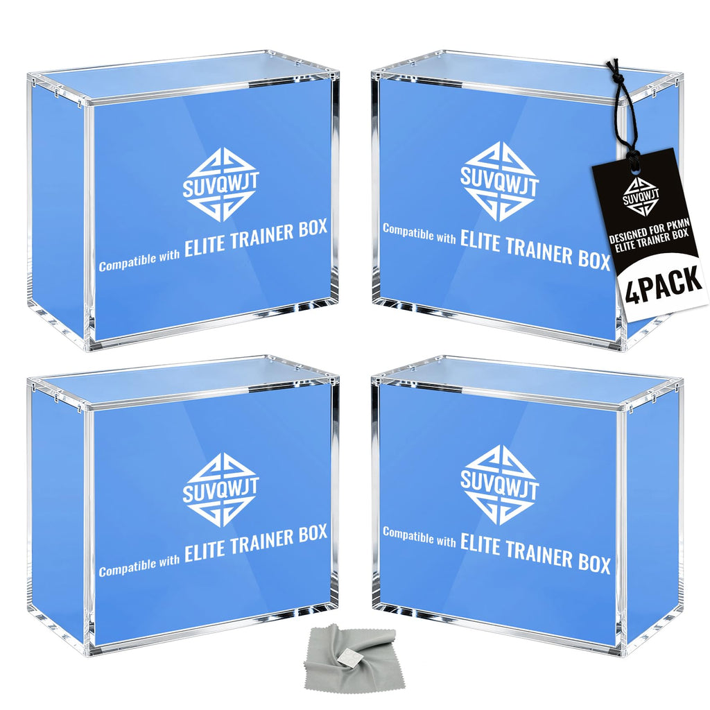 4 Pack Acrylic Case with Magnetic Lid V74729