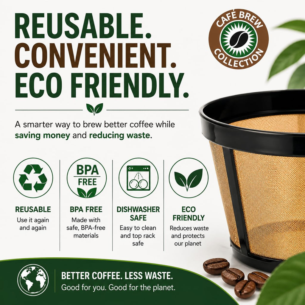 12 Cup Reusable Coffee Filter B163