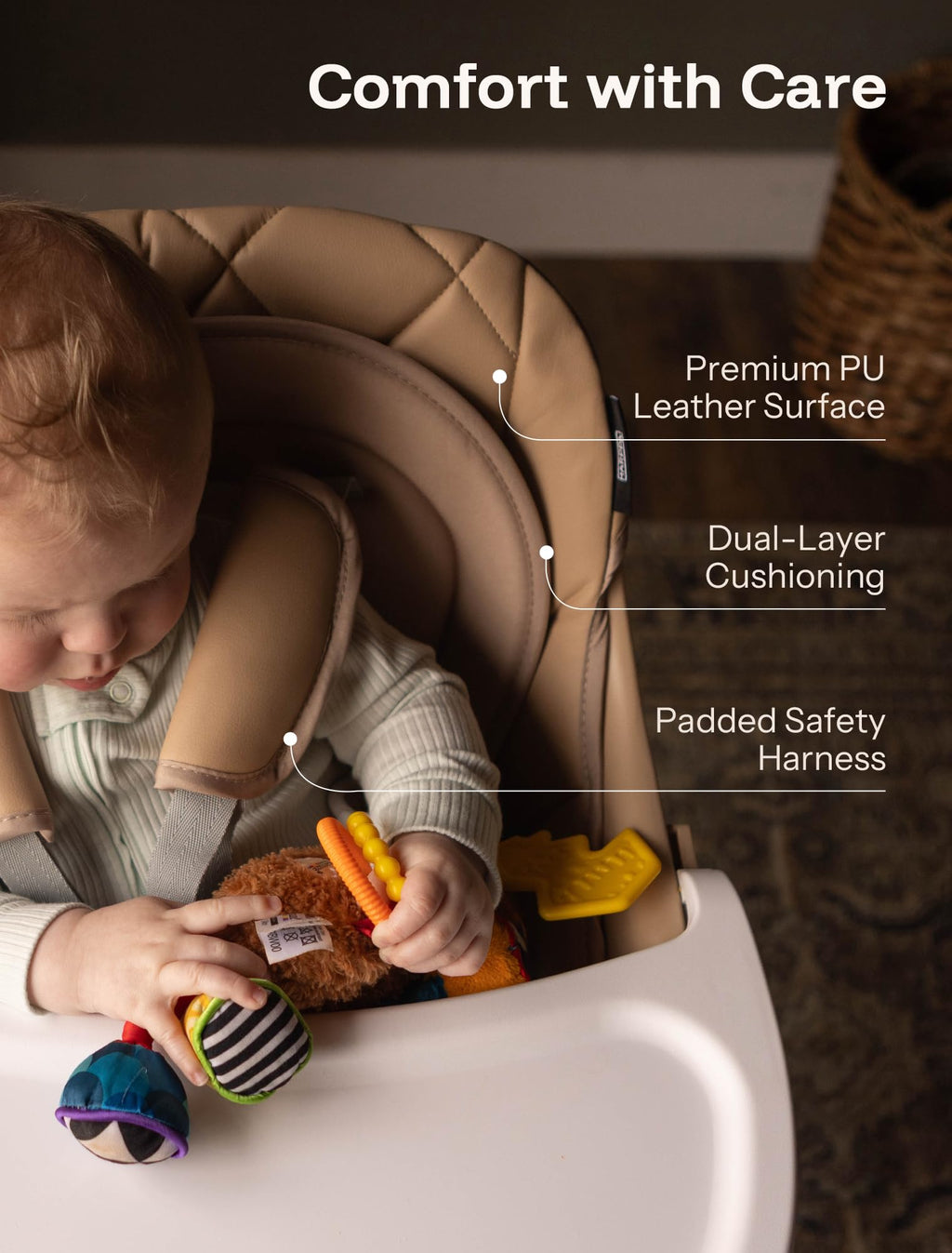 8-in-1 Convertible Baby High Chair C39377