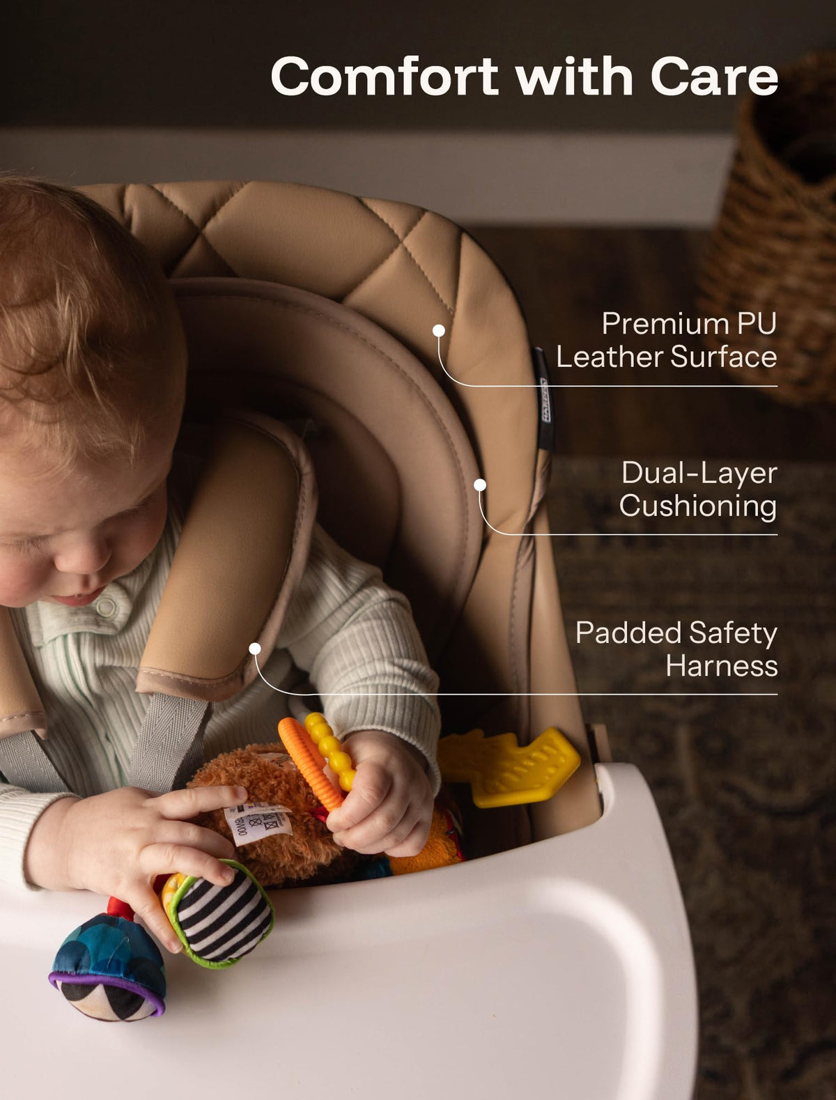 8-in-1 Convertible Baby High Chair C39377