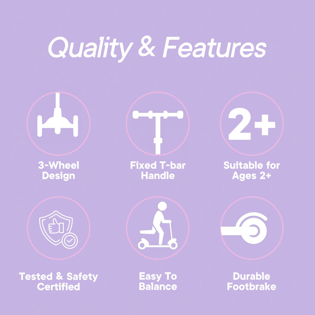 3 Wheel Light Up LED Scooter for Kids R797