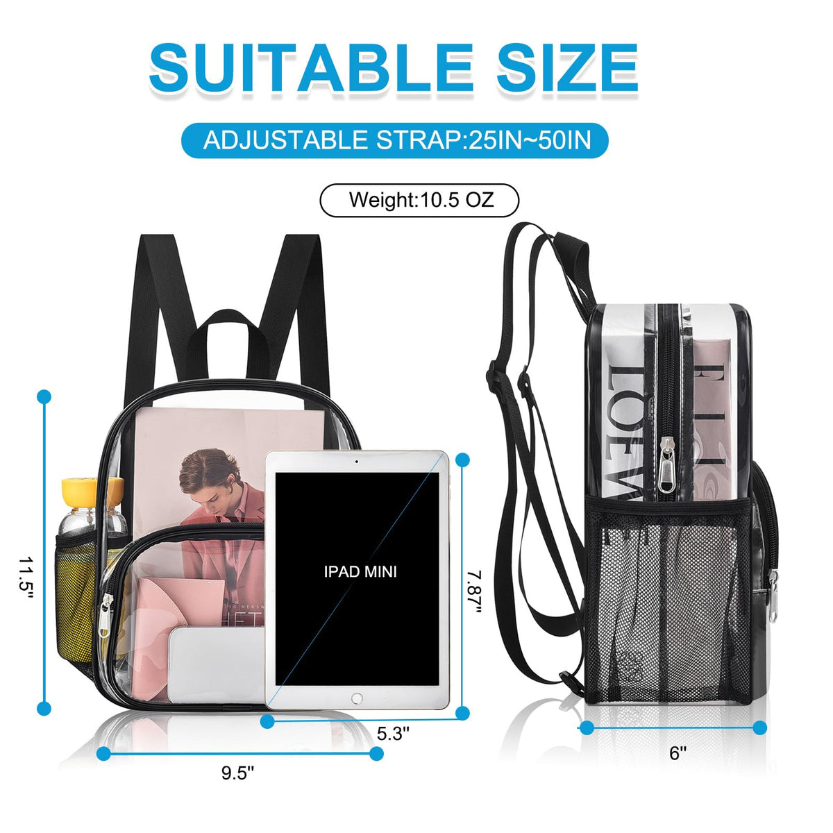 Clear Backpack T3831