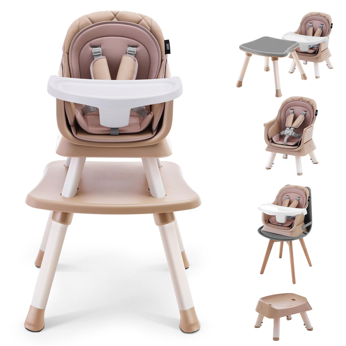 8-in-1 Convertible Baby High Chair C39377