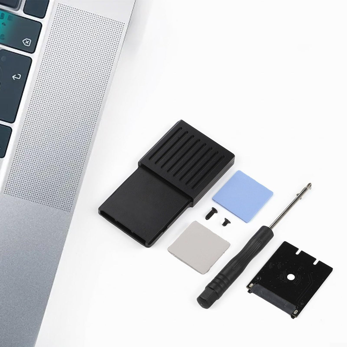 External Hard Drive Enclosure PCIE4.0 NVME 2230 SSD Aluminum Alloy Black V78934