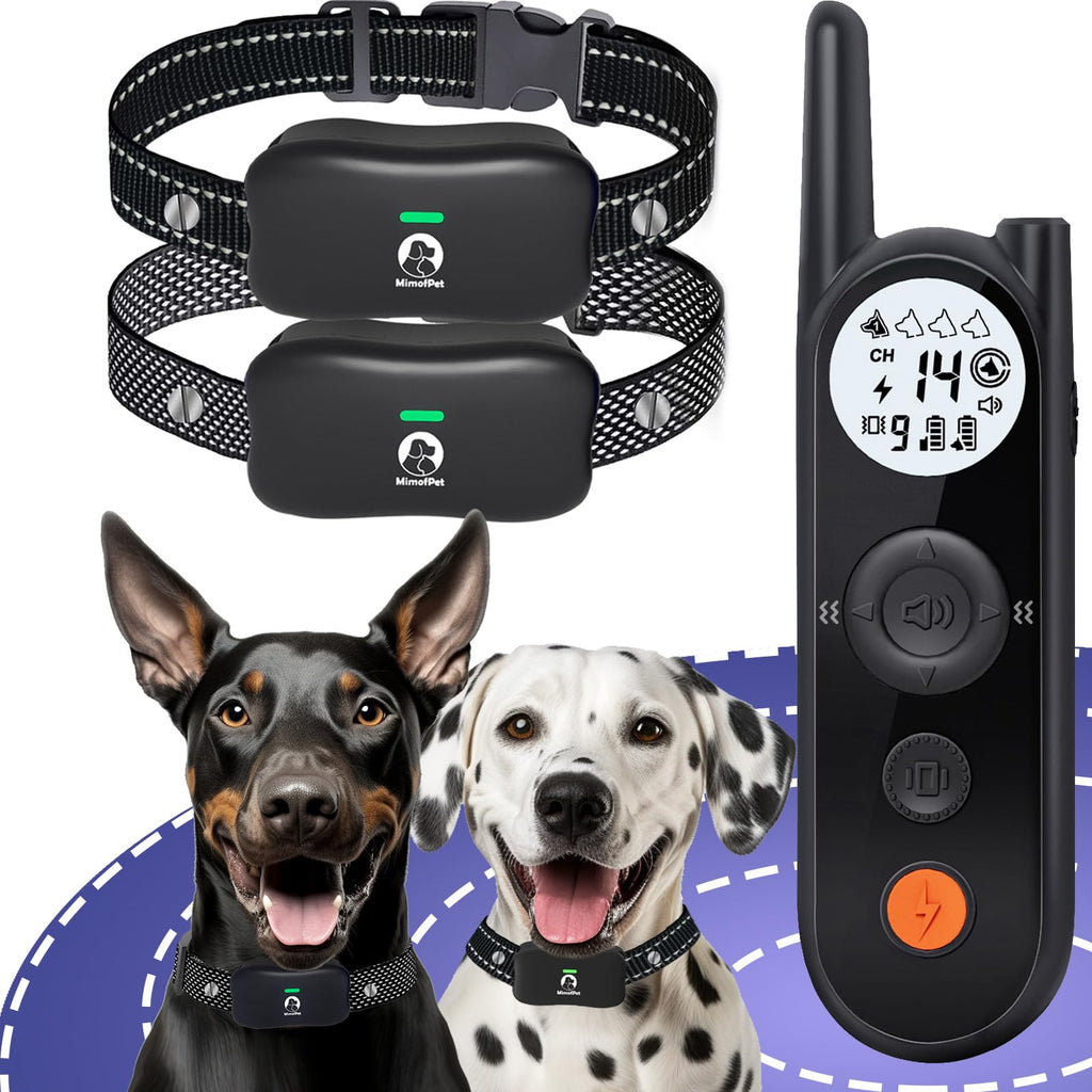 Wireless Dog Fence for 2 Dogs with Waterproof Collar S4619