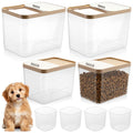 4 Pcs Clear Dog Food Storage Containers C466582