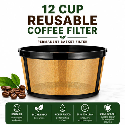 12 Cup Reusable Coffee Filter B163