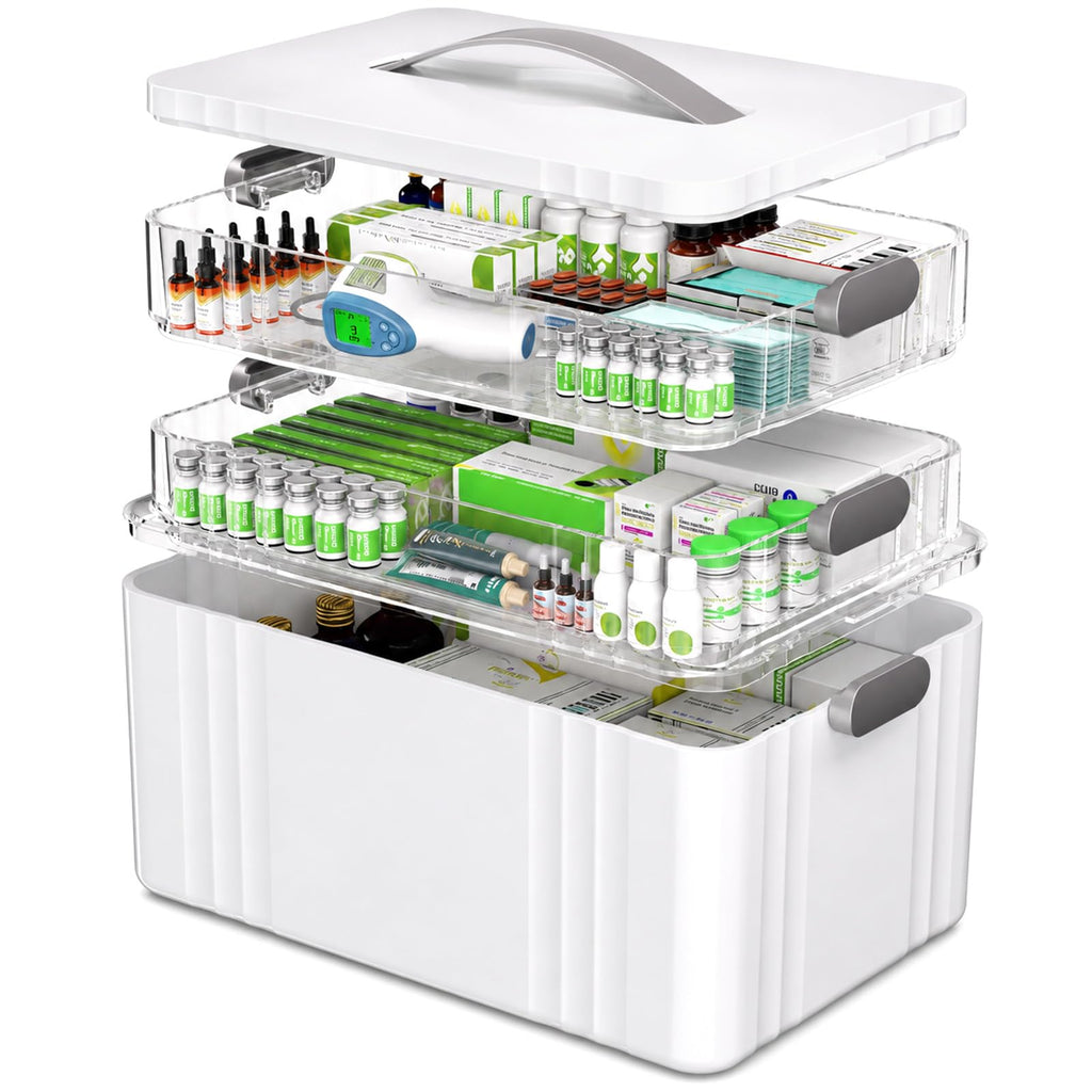 3-Tier Portable Medicine Organizer U8911