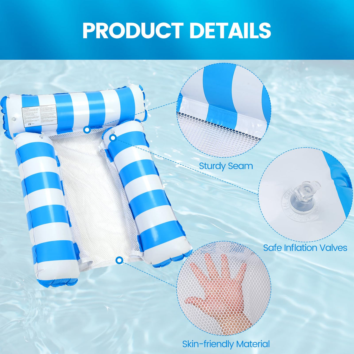 2 Pack Inflatable Pool Floats Z867