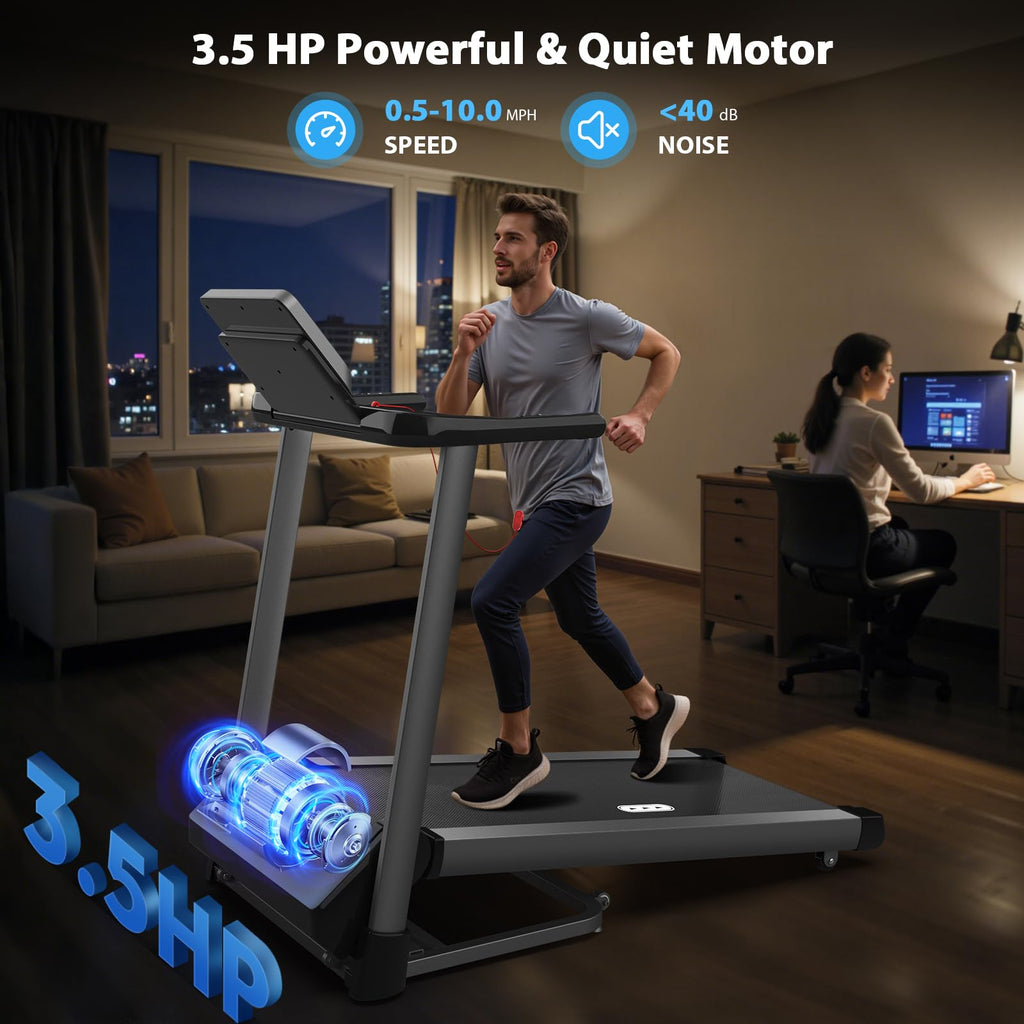 Treadmill with Auto Incline 450 LBS Capacity U35760
