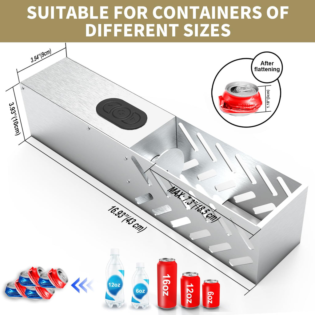 Electric Can Crusher for 12oz & 16oz Cans R40783