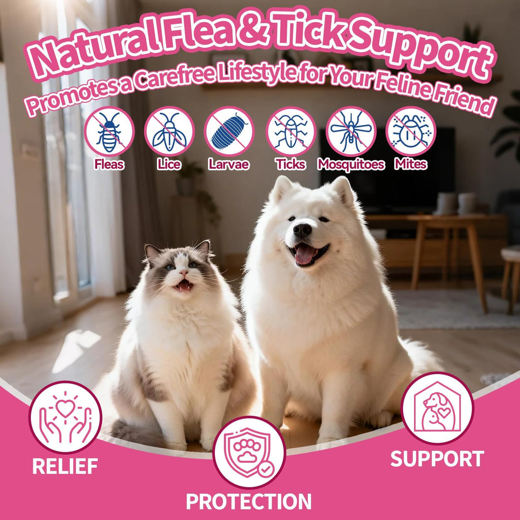 Flea and Tick Prevention for Cats & Dogs 60ml W6302