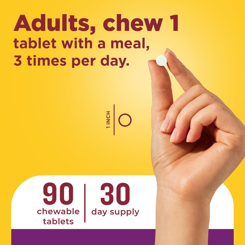 Digestive Enzymes 90 Chewable Tablets U204009
