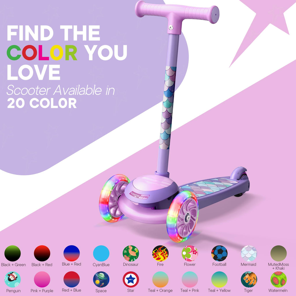 3 Wheel Light Up LED Scooter for Kids R797