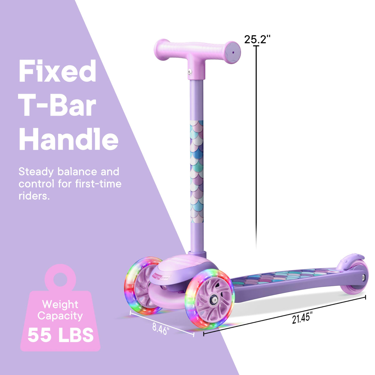 3 Wheel Light Up LED Scooter for Kids R797