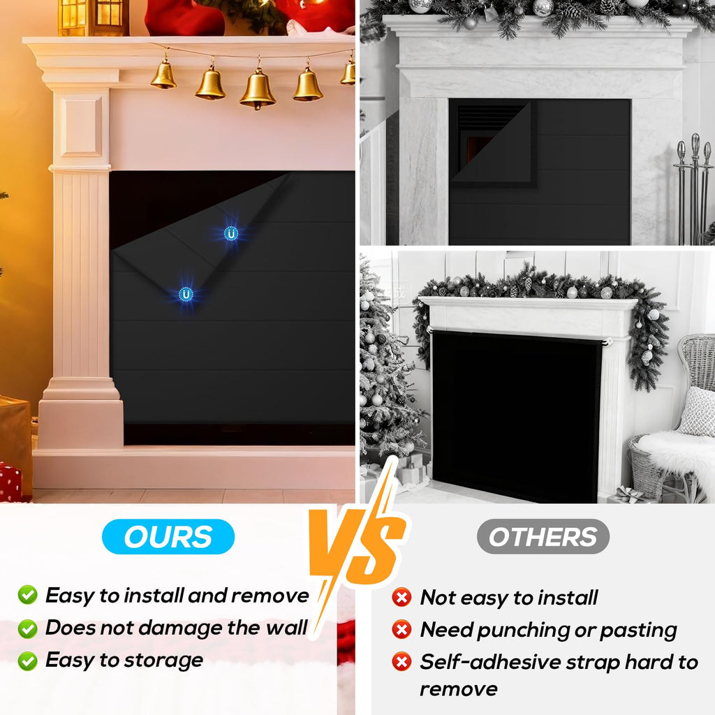Magnetic Fireplace Cover 36x24 Inch H959