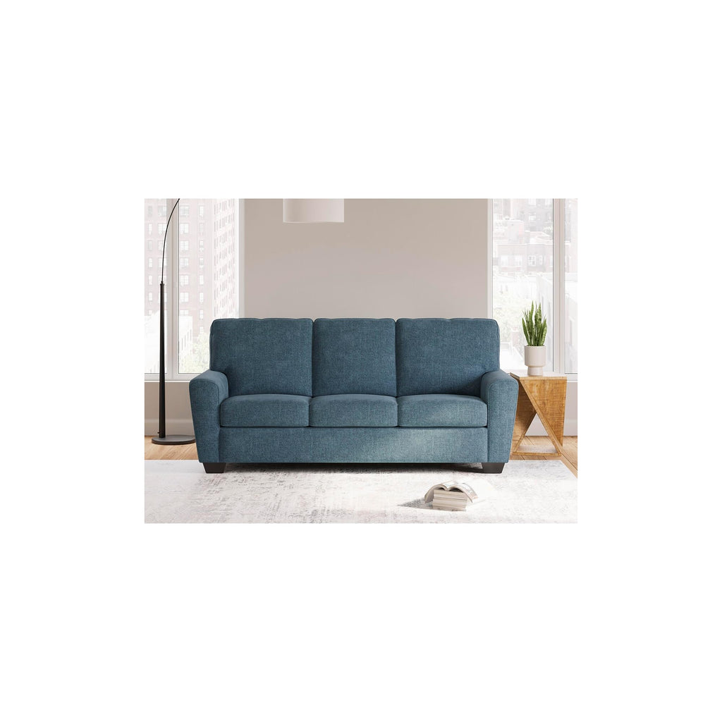 Blue Chenille 3 Seater Couch W175432
