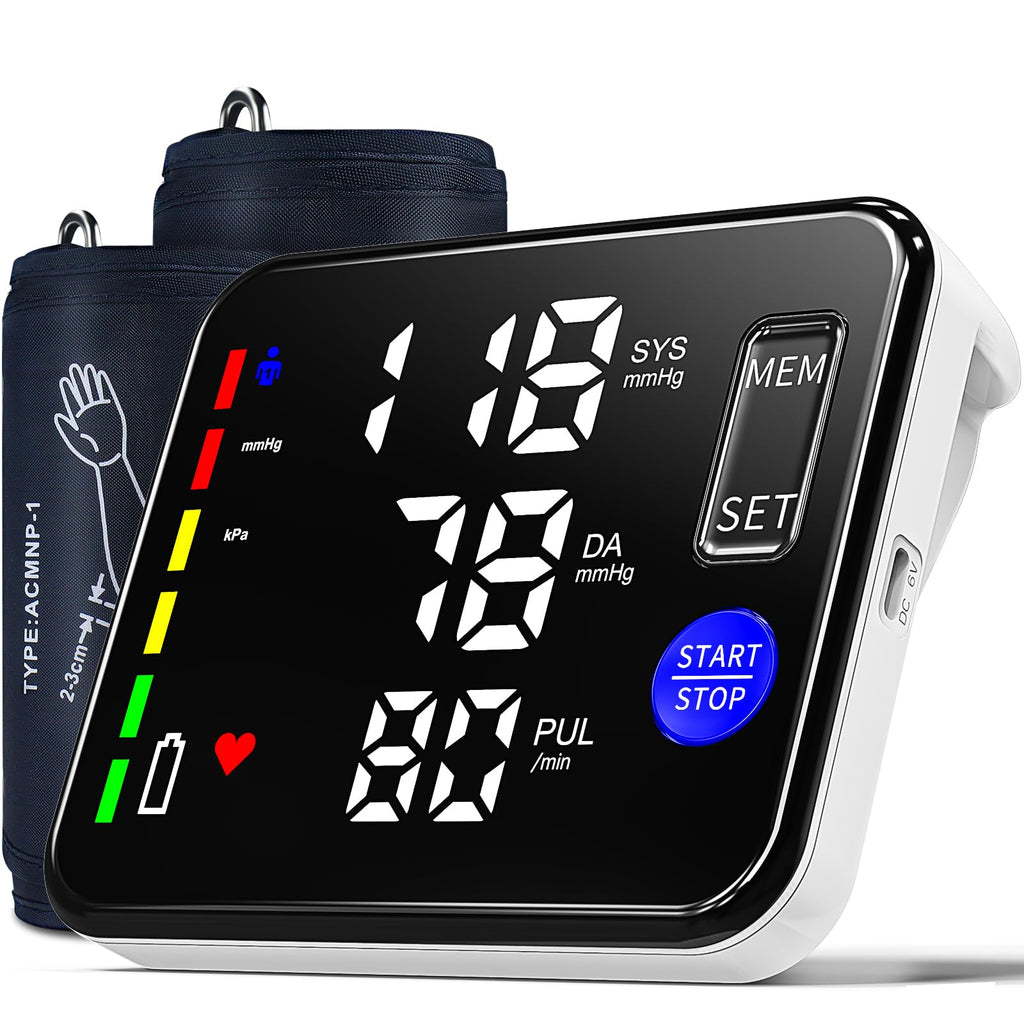 Automatic Upper Arm Blood Pressure Monitor with 2 Size Cuffs M186387